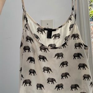 Forever 21 elephant crop top